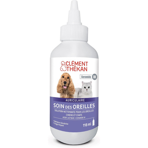 Clément Thékan Soin des Oreilles Chiens et Chats