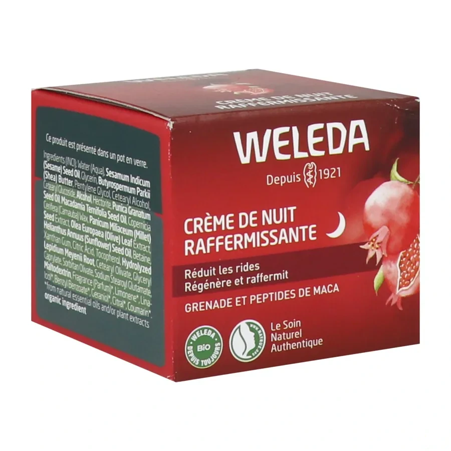 Weleda Grenade Maca Crème de Nuit Raffermissante Bio