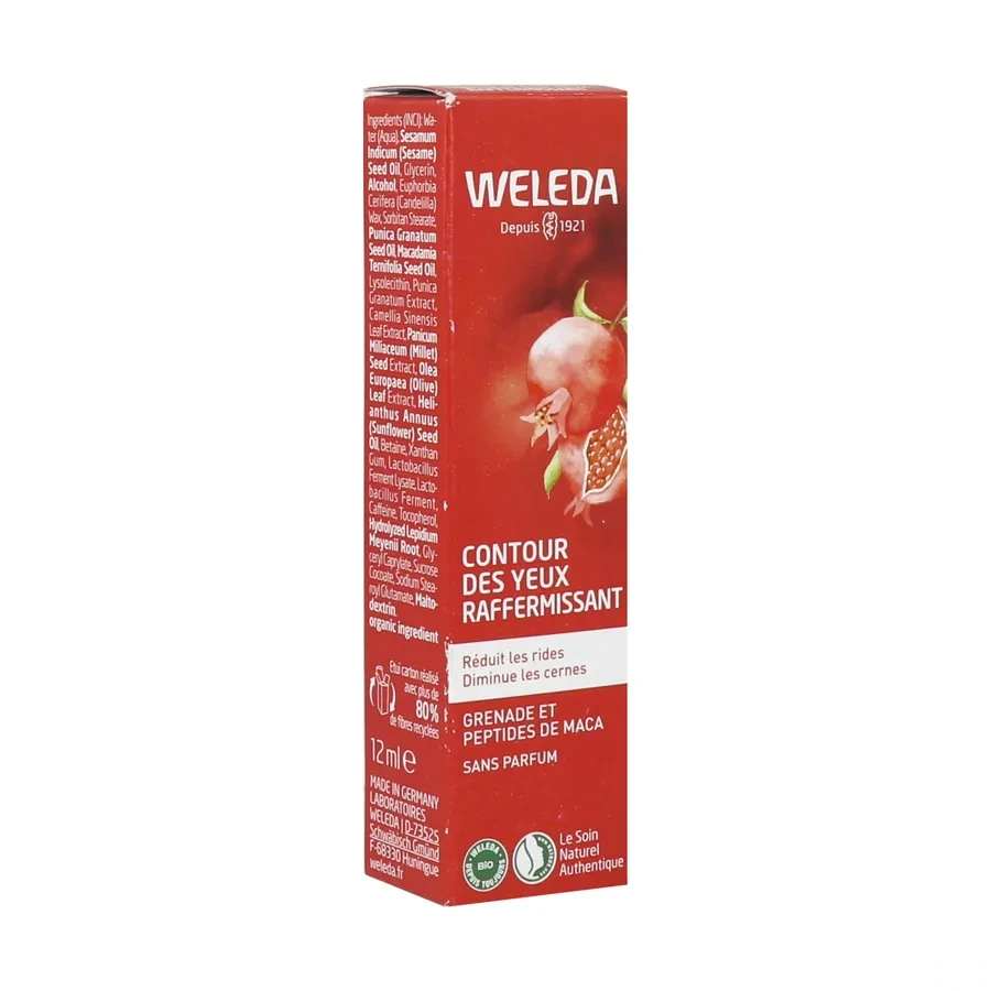 Weleda Grenade Maca Contour des Yeux Raffermissant Bio