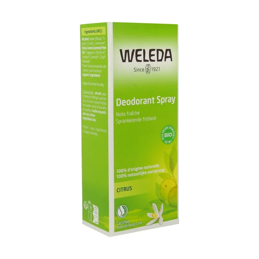 Weleda Déodorant Spray 24h Citrus
