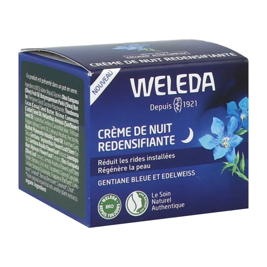 Weleda Crème de Nuit Redensifiante Gentiane Bio