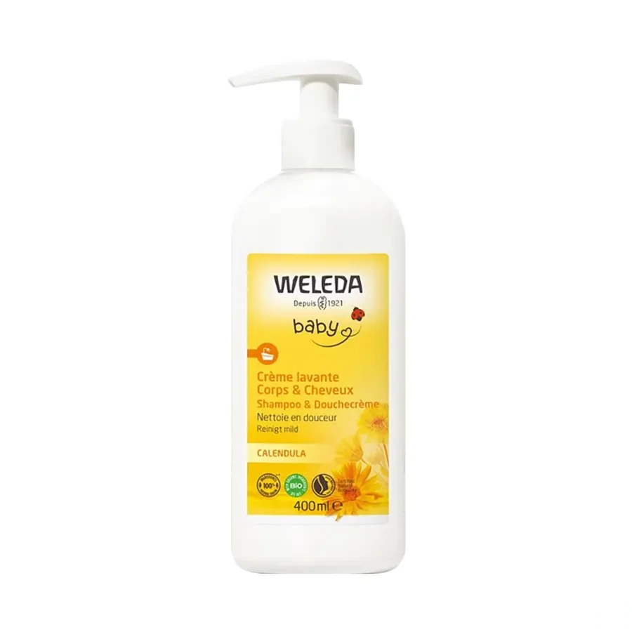 Weleda Bébé Calendula Crème Lavante Bio Corps & Cheveux