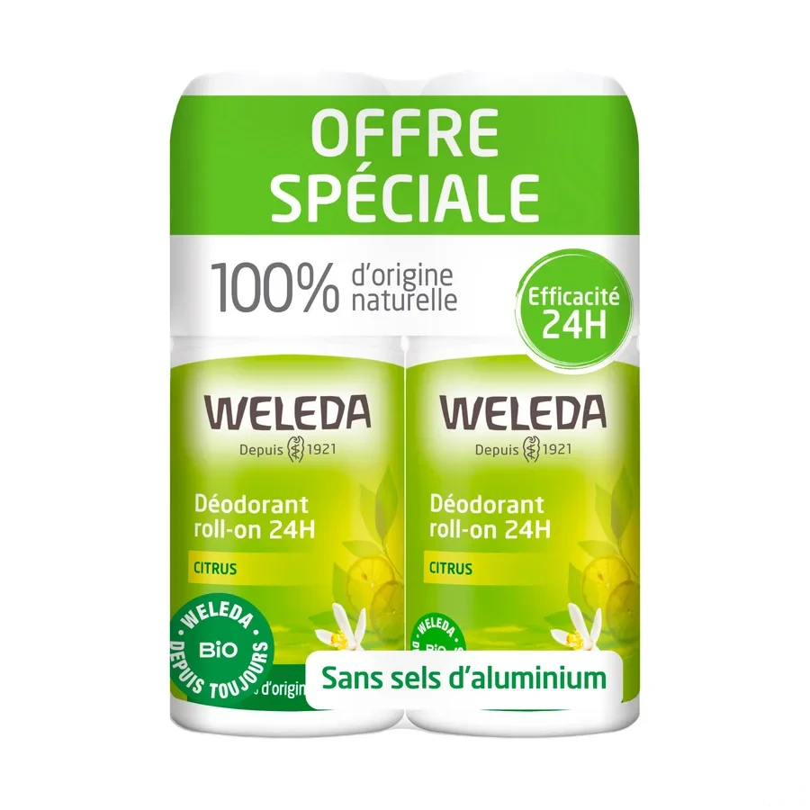 Weleda Déodorant Roll-On 24h Citrus