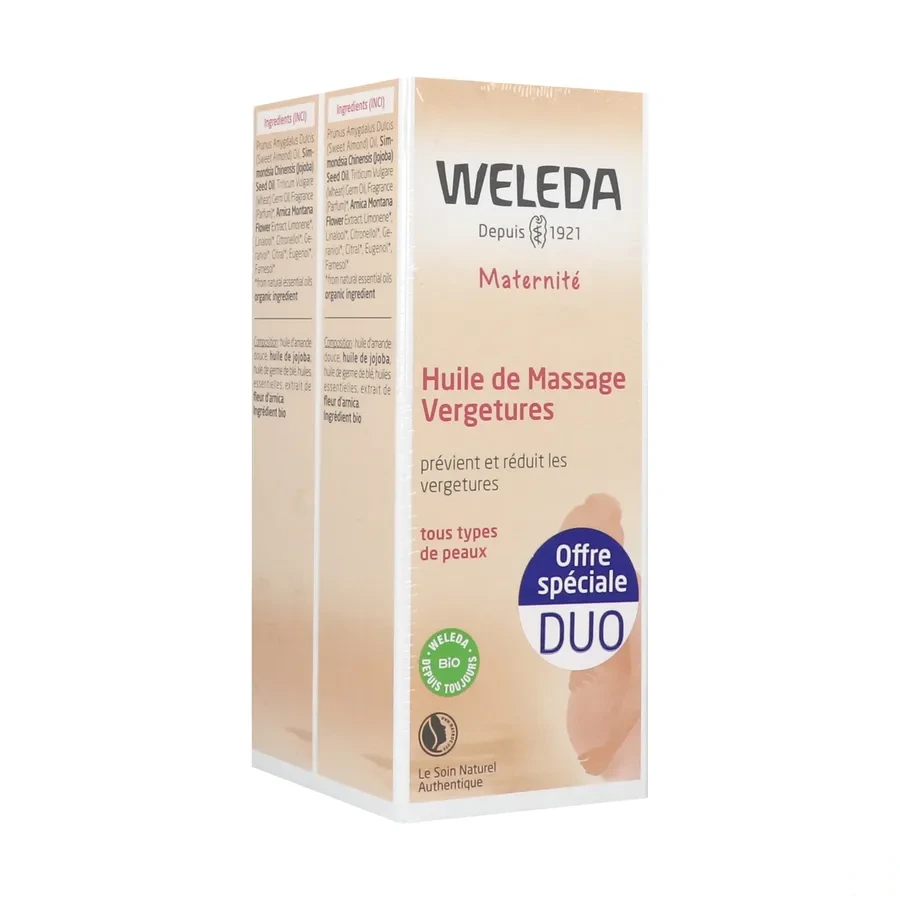 Weleda Maternité Huile de Massage Vergetures Bio