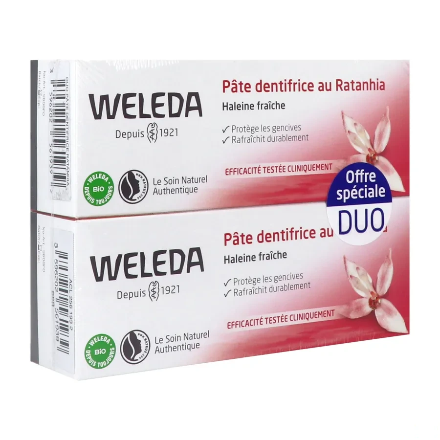 Weleda Pâte Dentifrice au Ratanhia