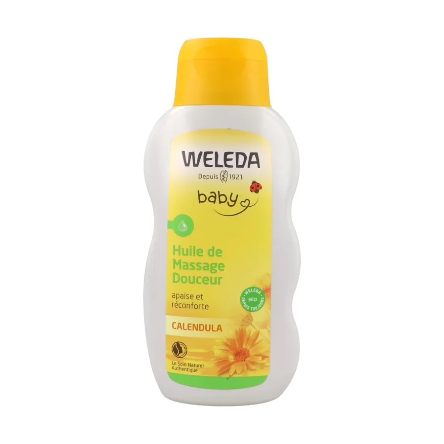 Weleda Bébé Calendula Huile de Massage Douceur Bio