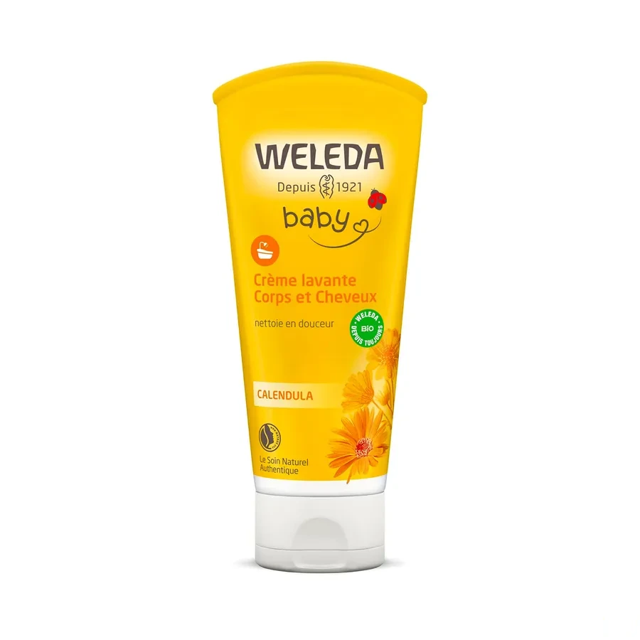 Weleda Bébé Calendula Crème Lavante Bio Corps & Cheveux