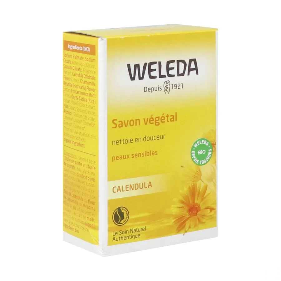 Weleda Savon Végétal Calendula Bio