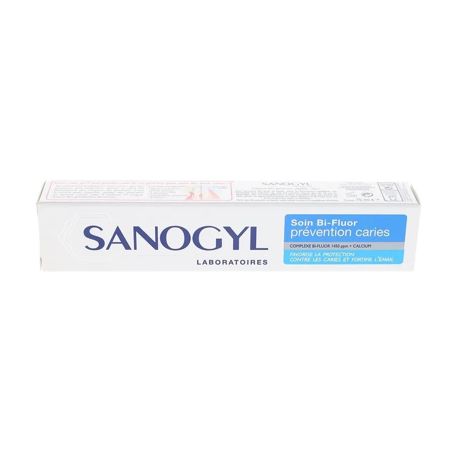 Sanogyl Bi-fluor Dentifrice Prévention caries