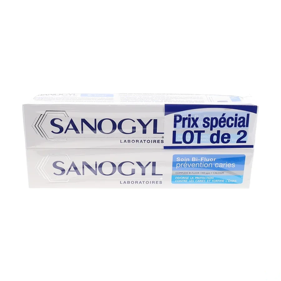 Sanogyl Bi-fluor Dentifrice Prévention caries