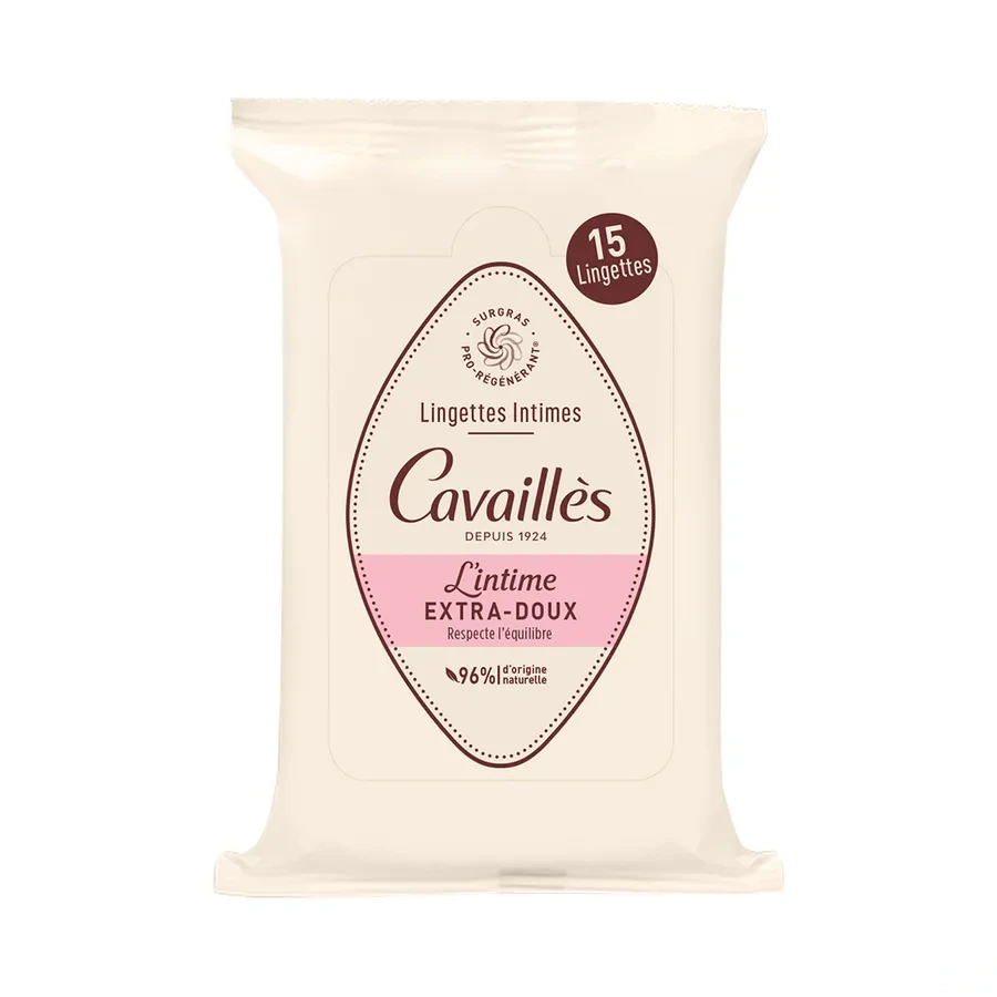 Rogé Cavaillès Lingettes Intimes Extra-Douces