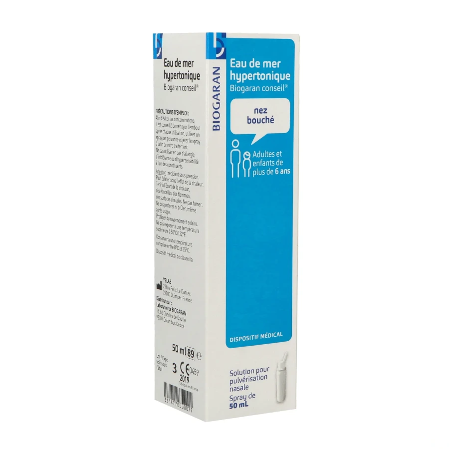 Biogaran Eau de Mer Hypertonique
