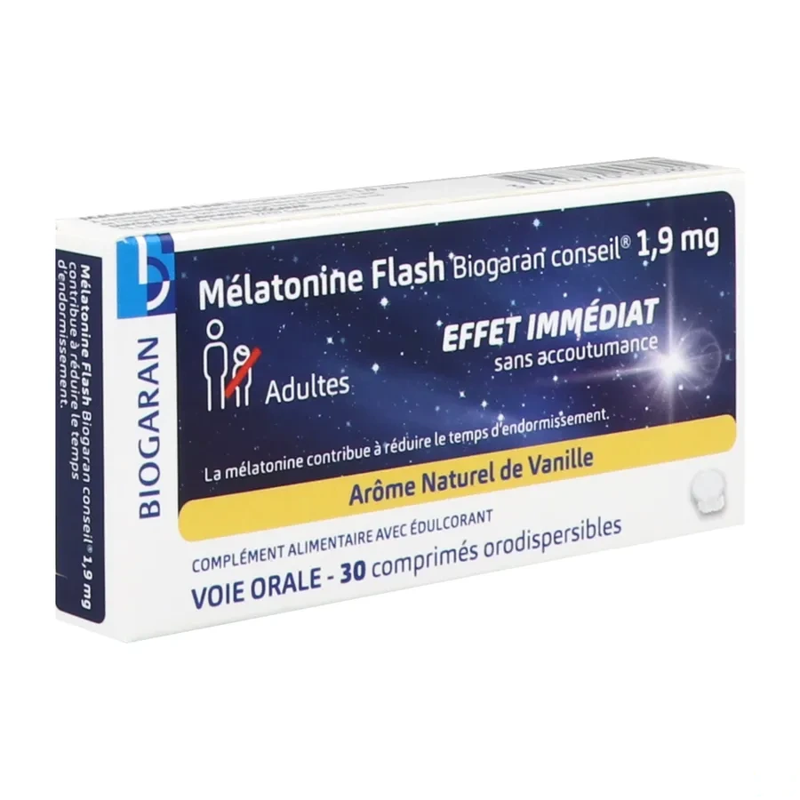 Biogaran Mélatonine Flash 1,9mg