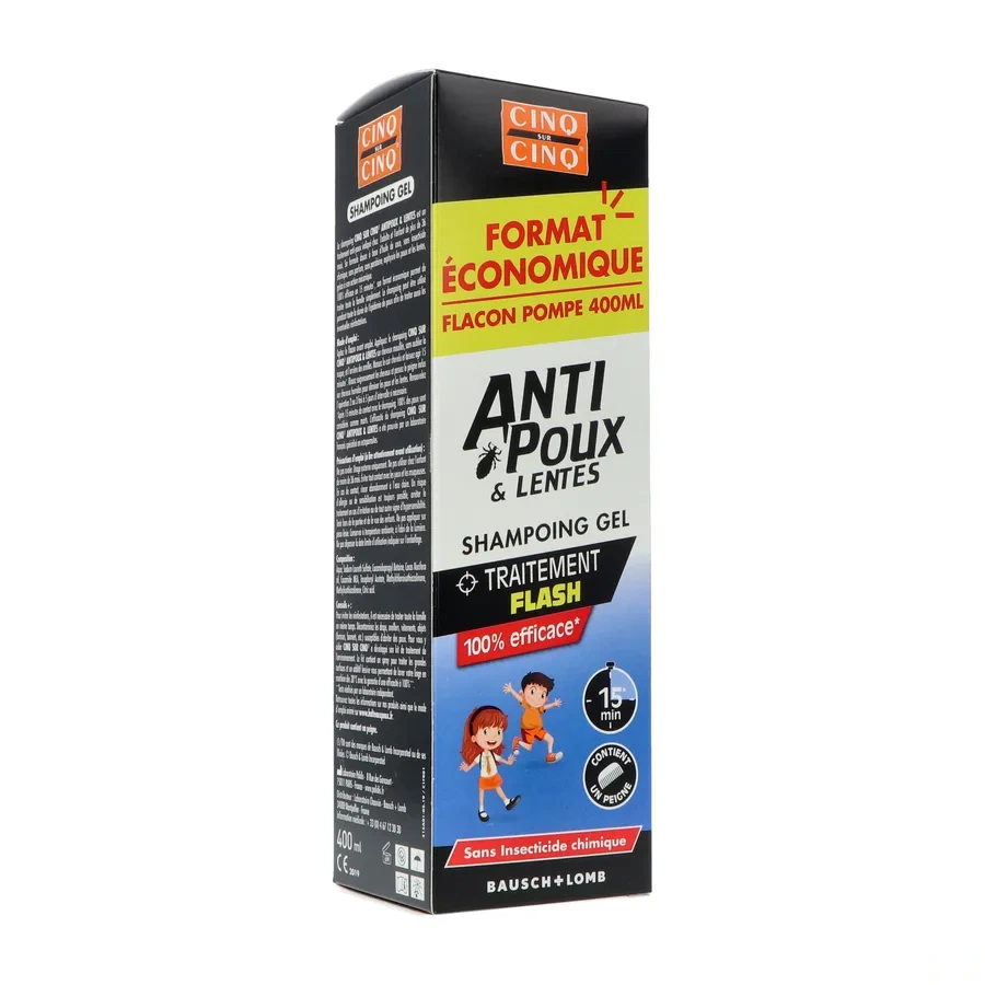Cinq sur Cinq Shampooing Gel Anti Poux & Lentes