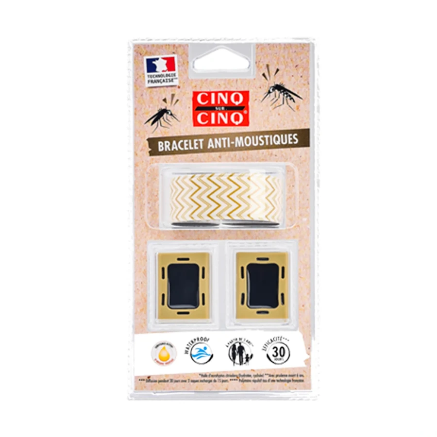 Cinq sur Cinq Bracelet Anti-Moustiques