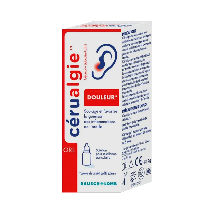 Cérualgie Douleur Gouttes Auriculaires