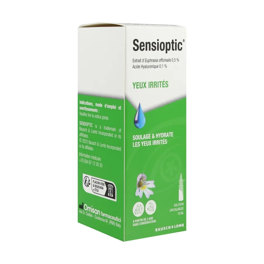 Sensioptic Solution Yeux irrités