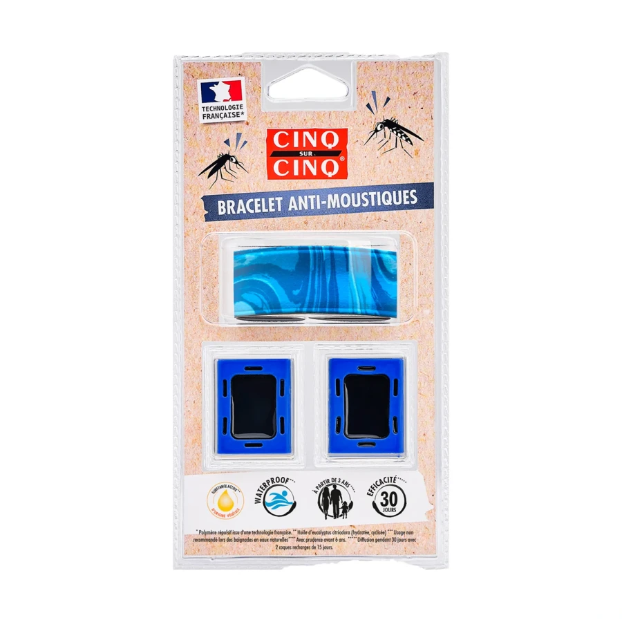 Cinq sur Cinq Bracelet Anti-Moustiques