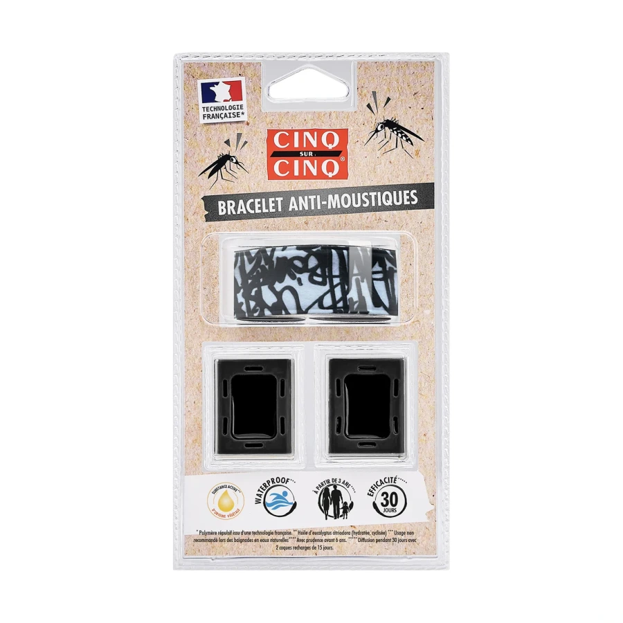 Cinq sur Cinq Bracelet Anti-Moustiques