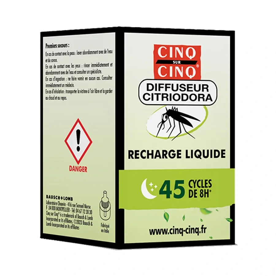 Cinq Sur Cinq Diffuseur Citriodora Anti-Moustiques
