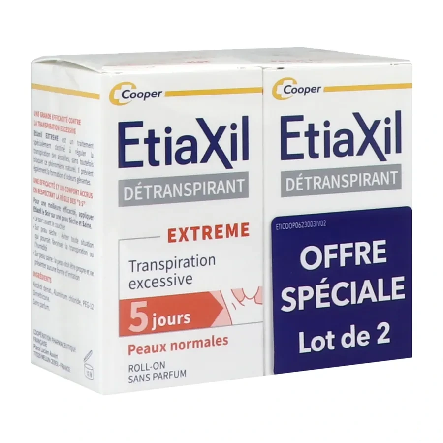 Etiaxil Extrême Détranspirant