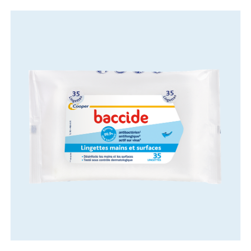 Baccide Lingettes Mains et Surfaces