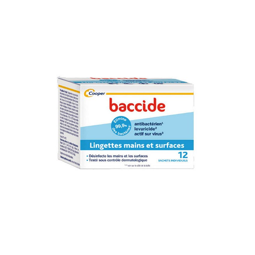Baccide Lingettes Mains et Surfaces