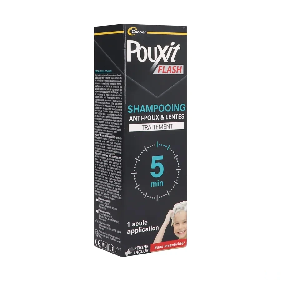 Pouxit Flash Shampooing Anti-Poux & Lentes