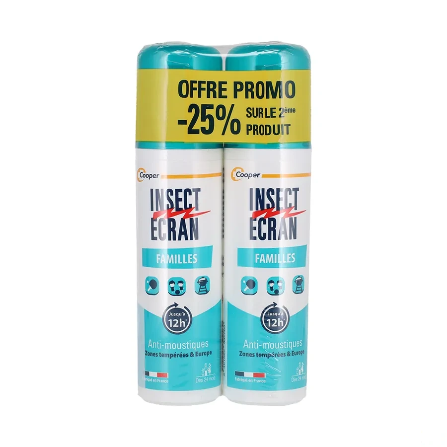 Insect Ecran Familles Anti-Moustiques Spray