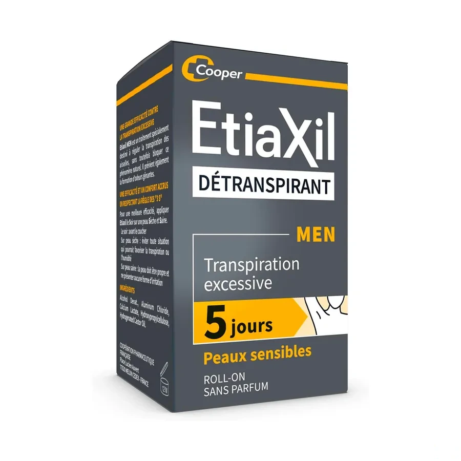 Etiaxil Sensitive Détranspirant Aisselles Roll-on