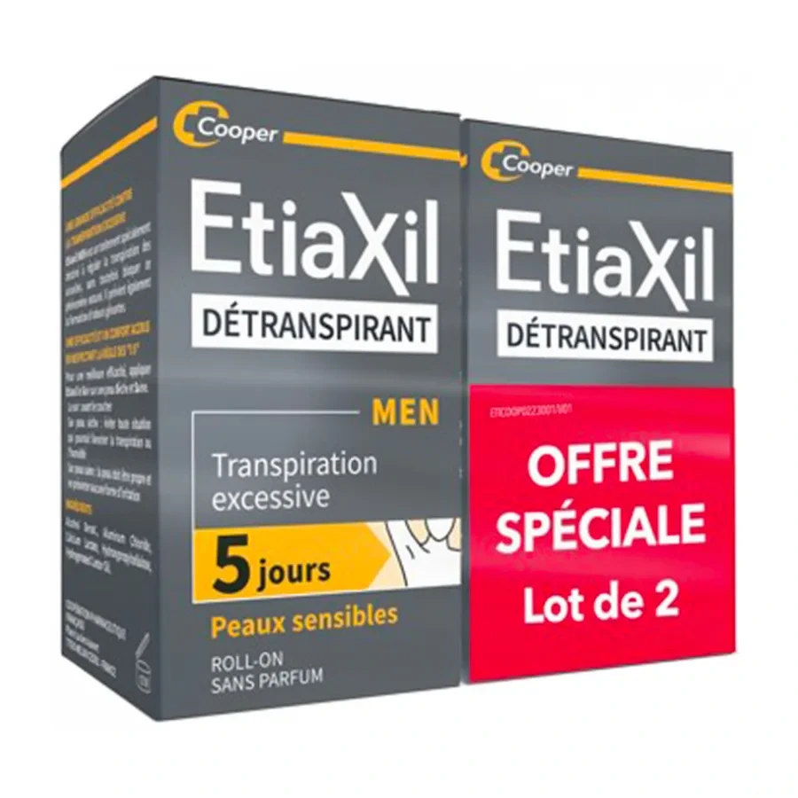 Etiaxil Sensitive Détranspirant Aisselles Roll-on