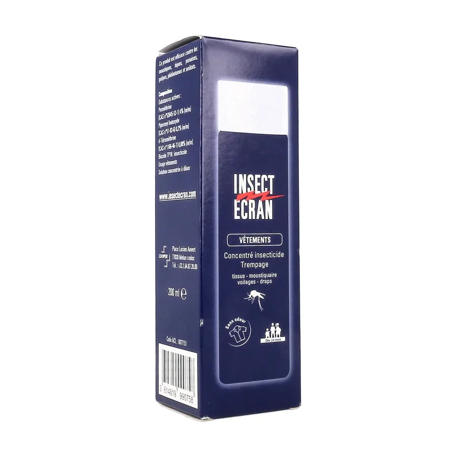 Insect Ecran Vêtements Concentré insecticide de trempage