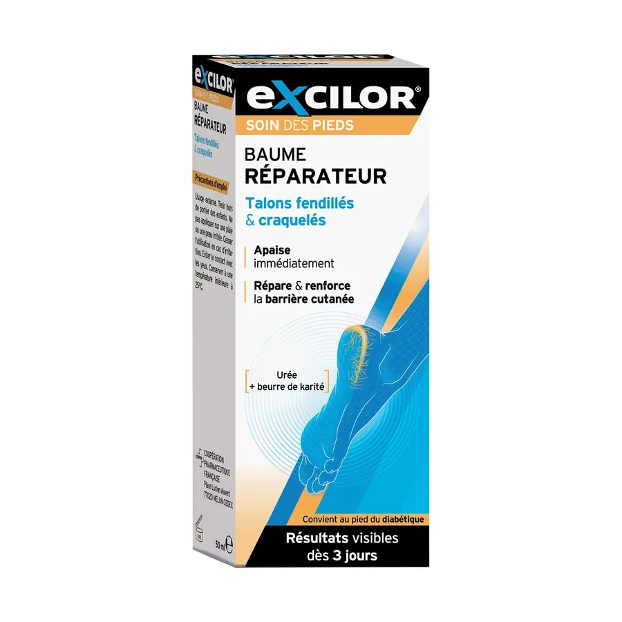 Excilor Baume Réparateur Talons Fendus