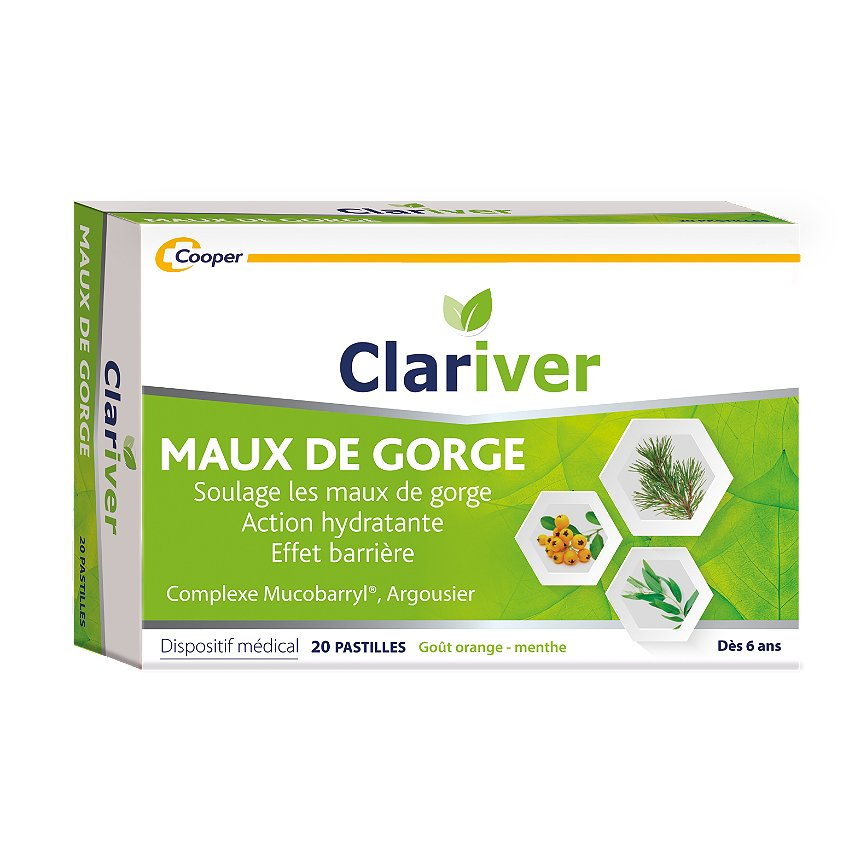 Clariver Pastilles Maux de Gorge