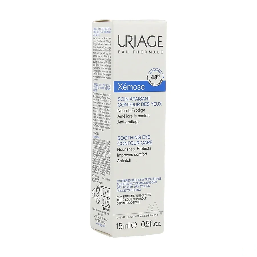 Uriage Xemose Soin Nourrissant Apaisant Contour des Yeux