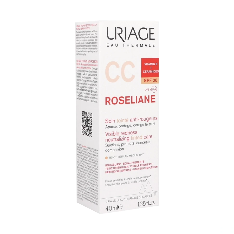 Uriage Roséliane CC Soin Teinté Anti-Rougeurs SPF30