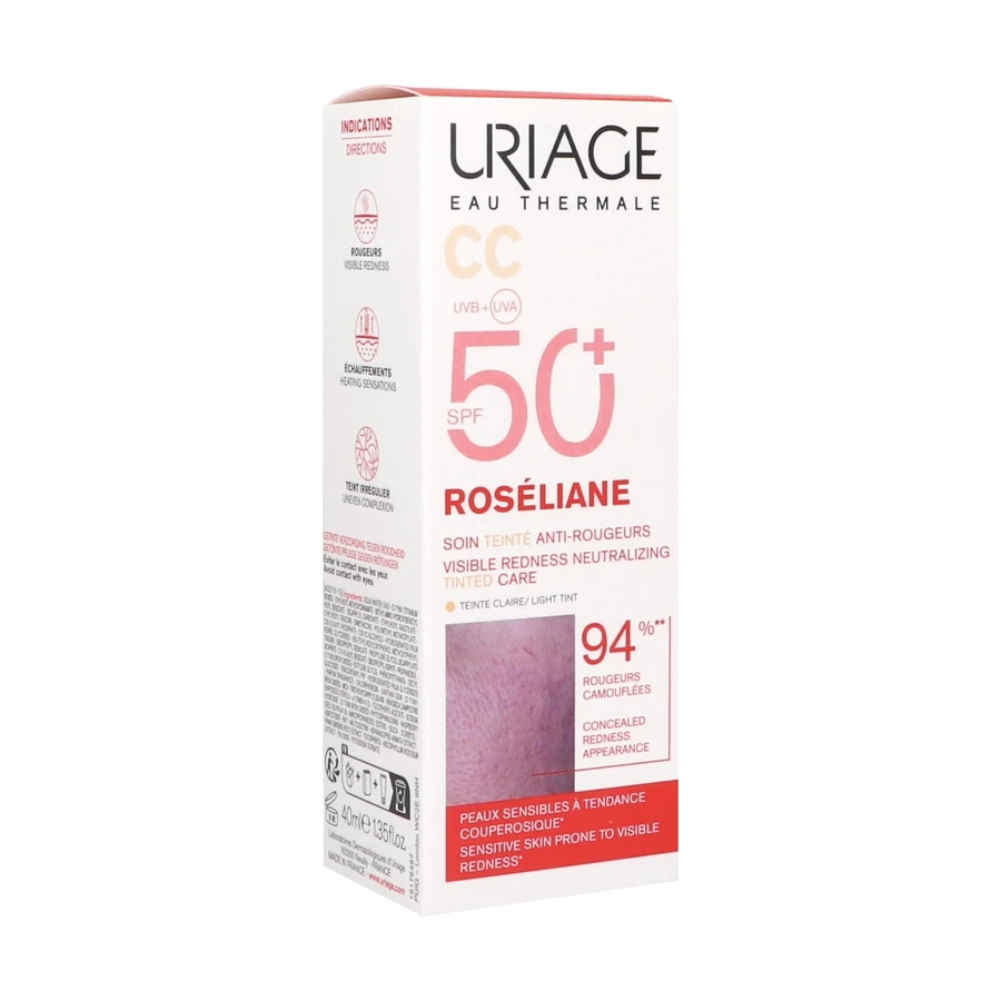 Uriage Roséliane CC Soin Teinté Anti-Rougeurs SPF50+