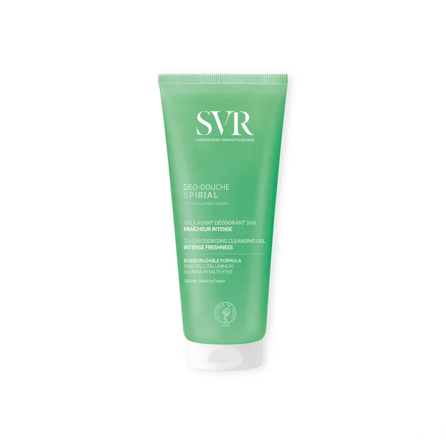 SVR Spirial Déo douche Gel lavant déodorant