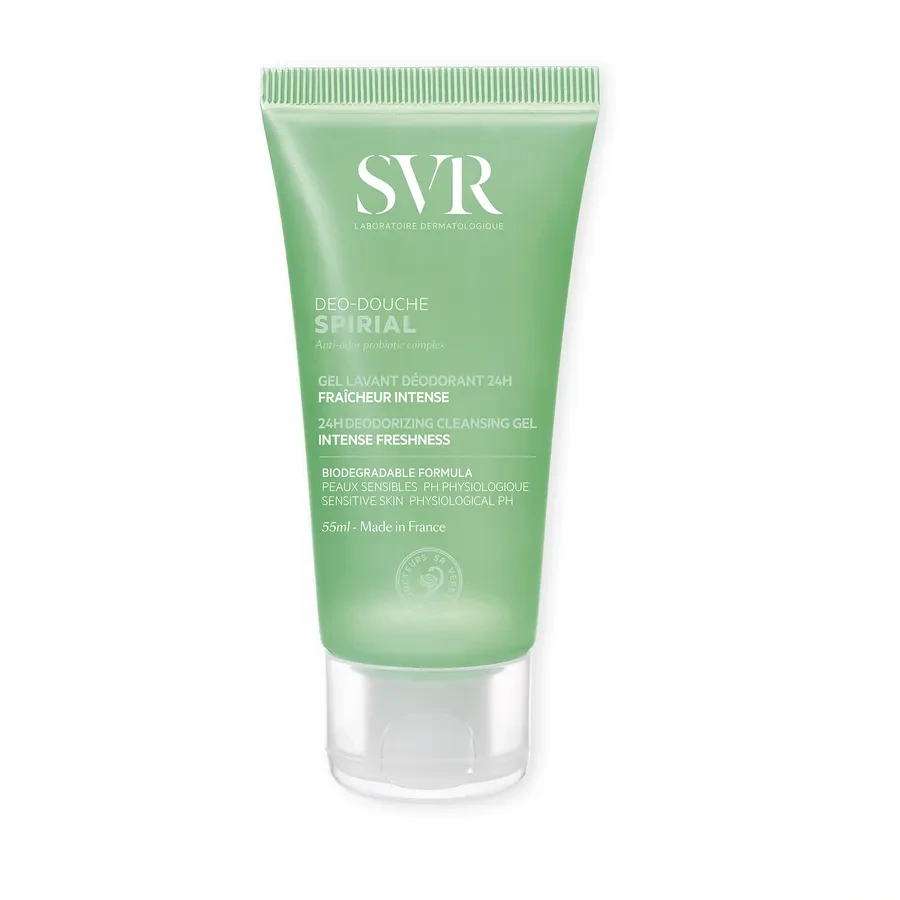SVR Spirial Déo douche Gel lavant déodorant