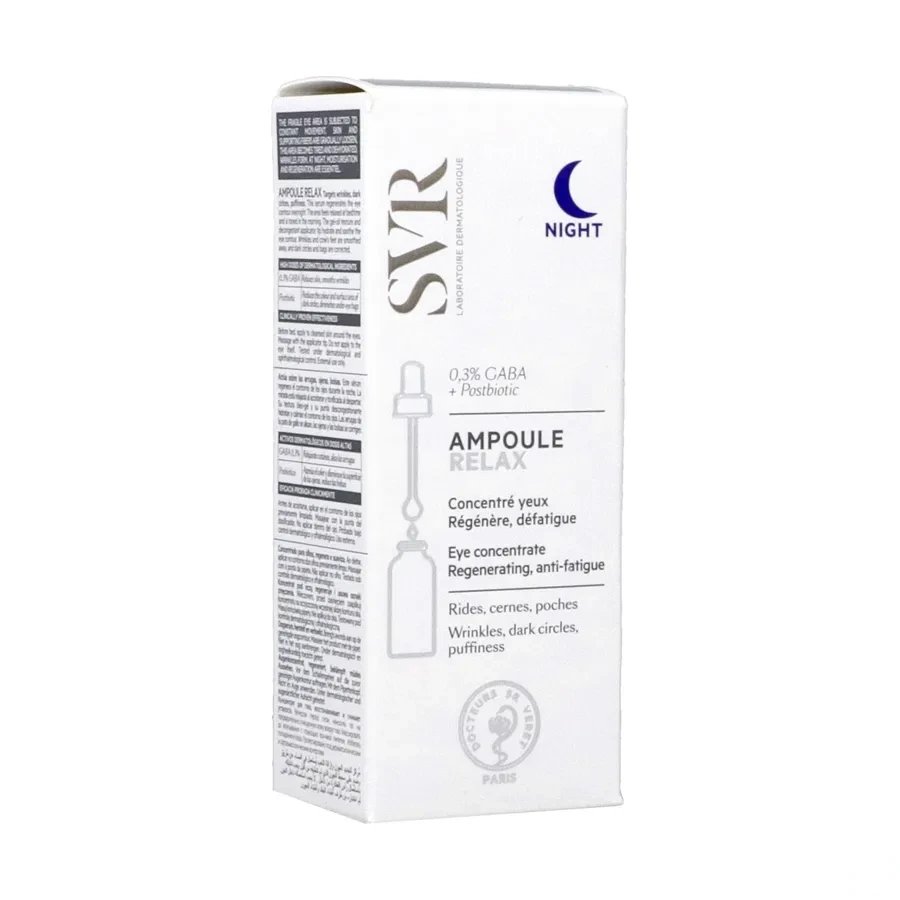 SVR Ampoule Relax Concentré Yeux Nuit Sérum