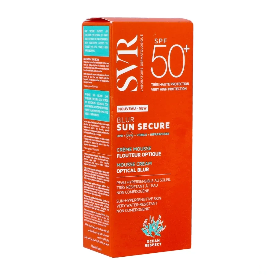 SVR Sun Secure Blur Crème Mousse Flouteur Optique SPF50+