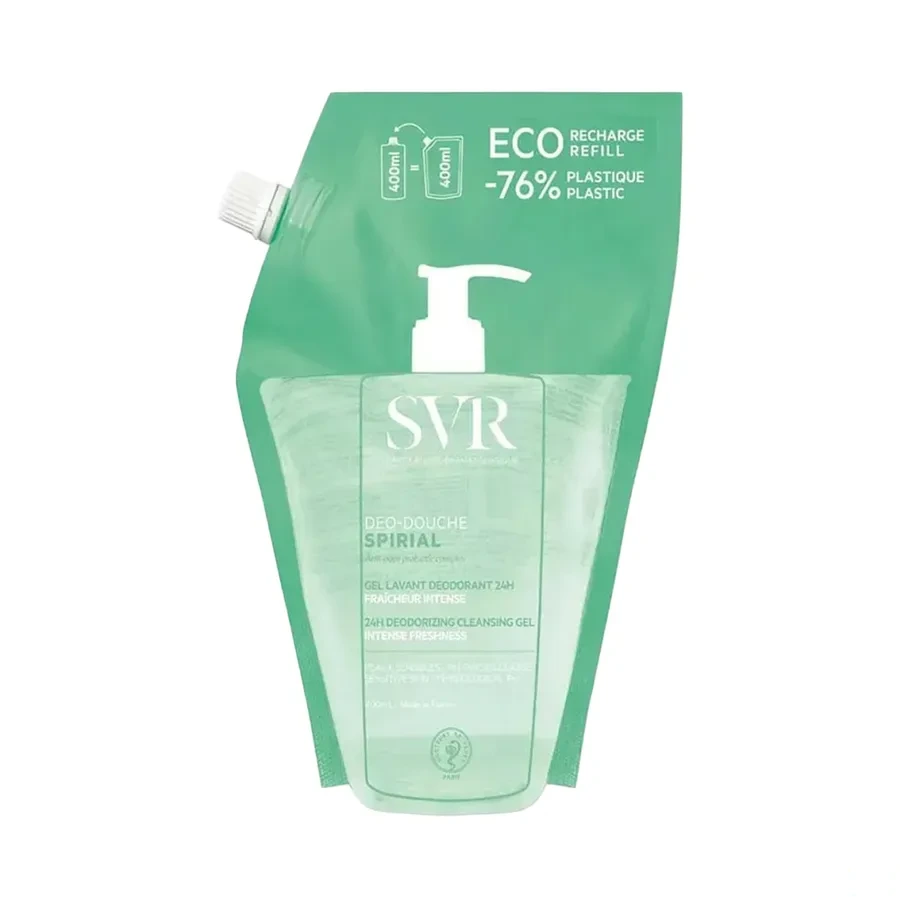 SVR Spirial Déo douche Gel lavant déodorant