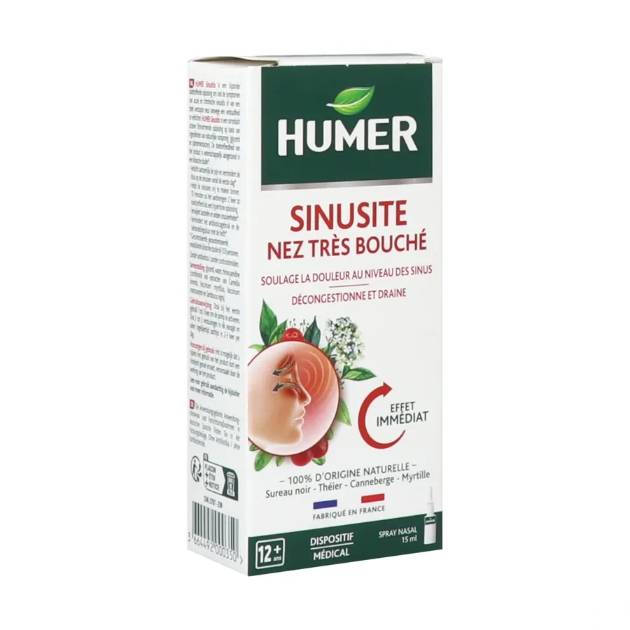 Humer Sinusite Nez Très Bouché