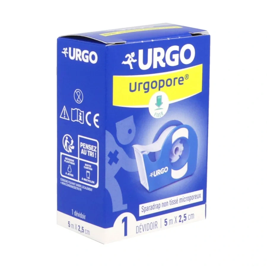 Urgopore Sparadrap Non Tissé Microporeux Hypoallergénique