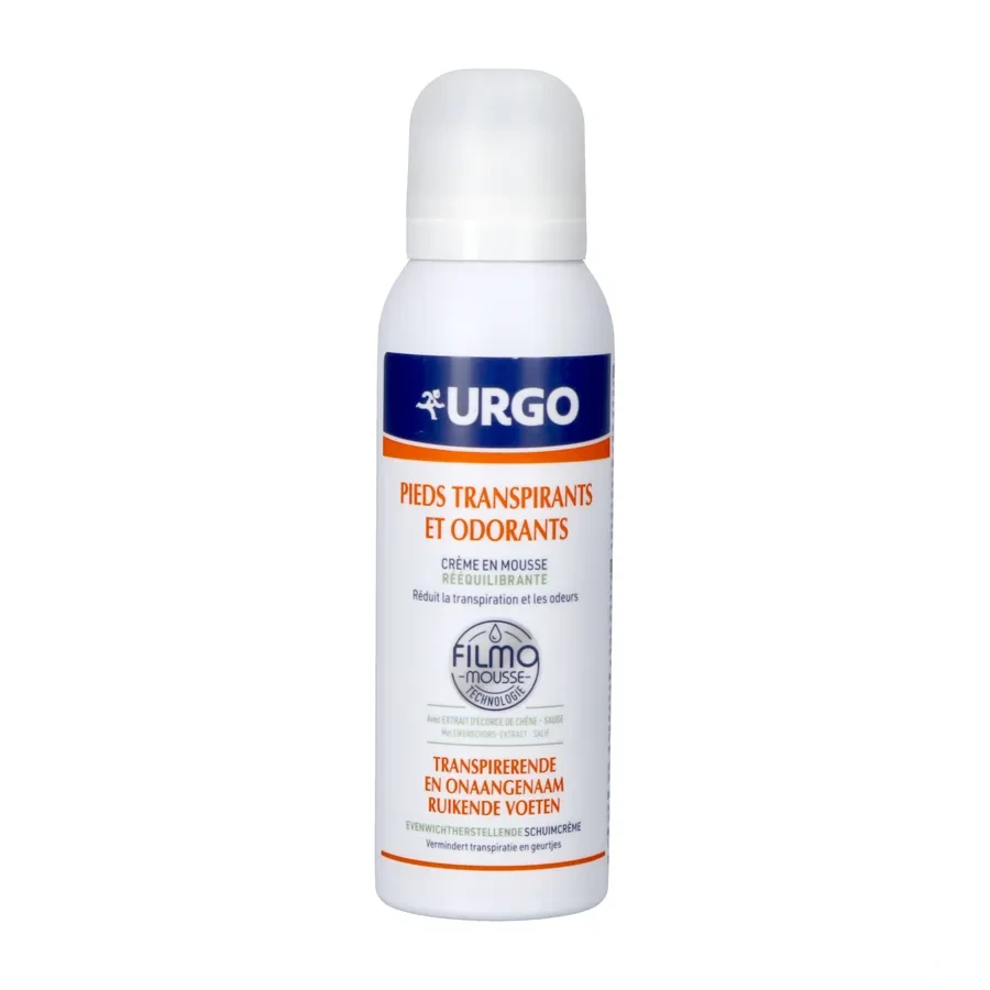 Urgo Crème Mousse Rééquilibrante Pieds Transpirants