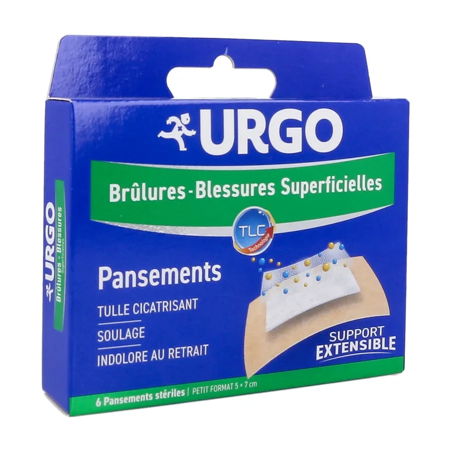 Urgo Pansements Brûlures et Blessures Superficielles