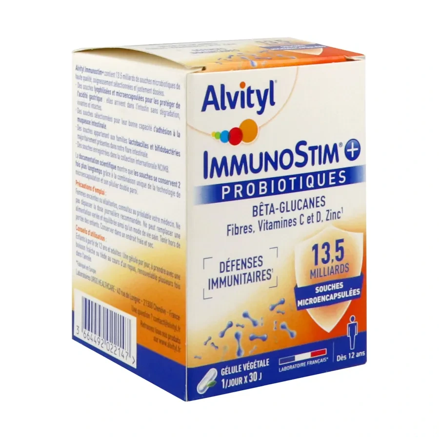 Alvityl ImmunoStim+ Probiotiques
