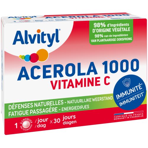 Alvityl Acérola 1000 Vitamine C Comprimés à Croquer