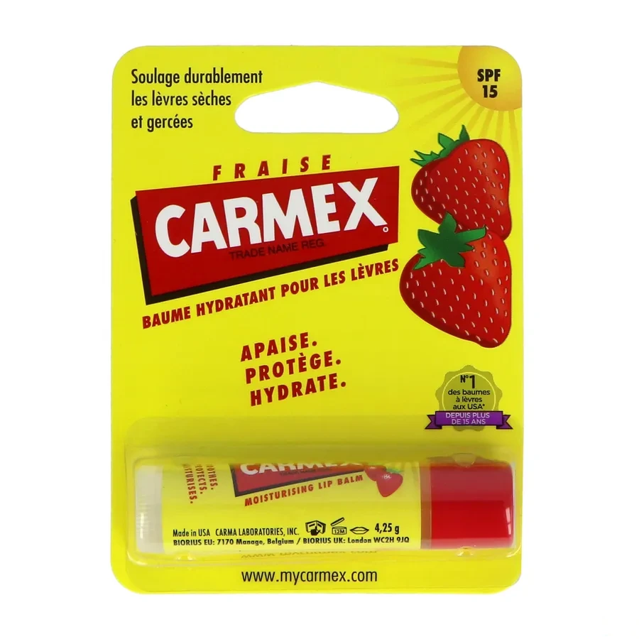Carmex Stick Lèvres Fraise SPF15