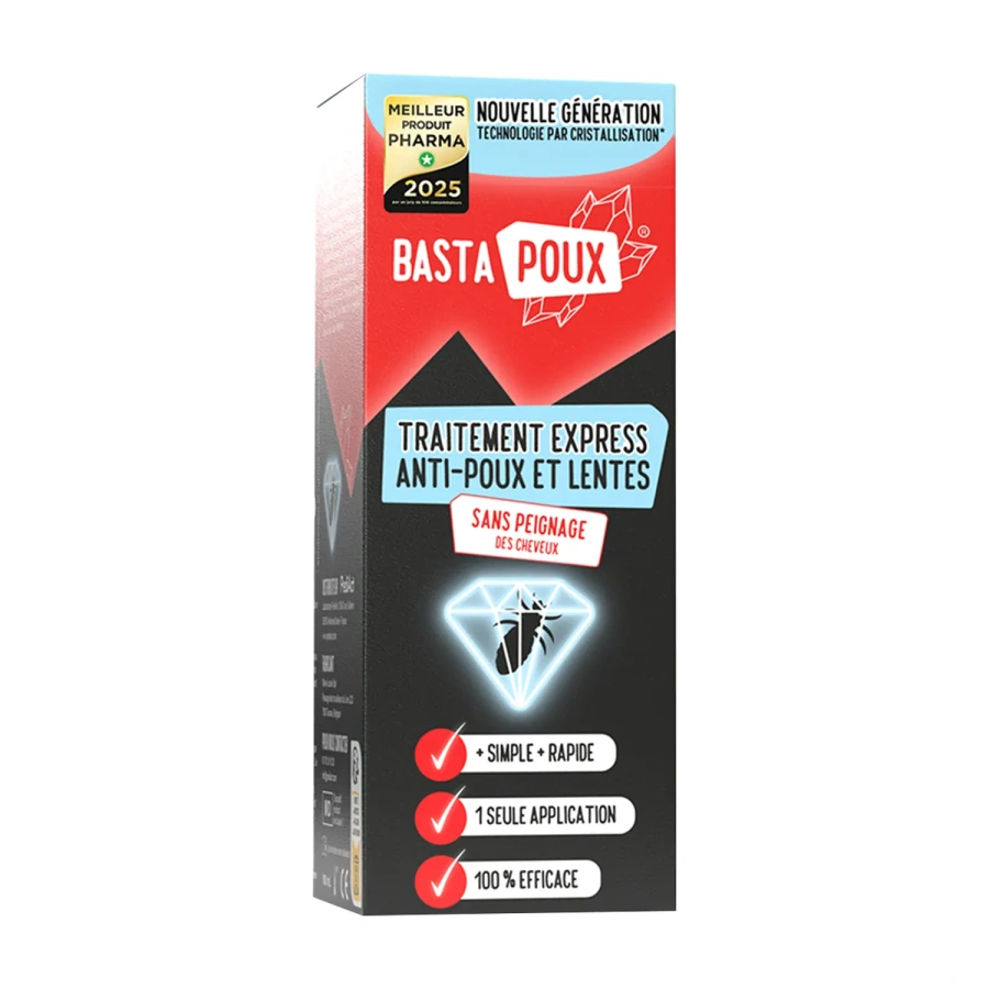 Basta Poux Traitement Express Anti-Poux et Lentes